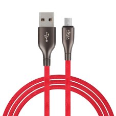 Кабель для зарядки Вегас Micro USB, 1м, 3А, Быстрая зарядка QC3.0, с индикатором, 2 цвета FORZA